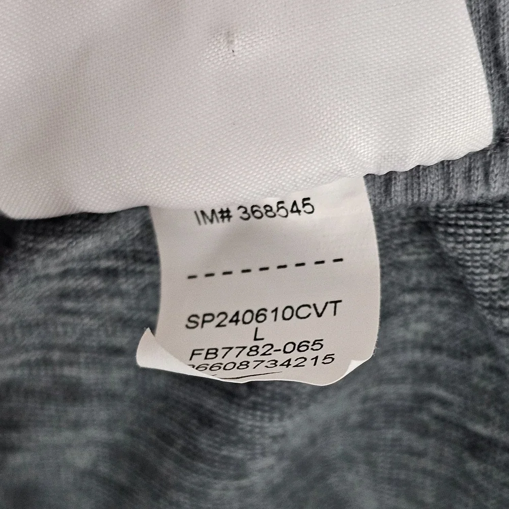 Nike Yoga Pants Mens Large Gray Lightweight Performance Jogger Tapered FB7782